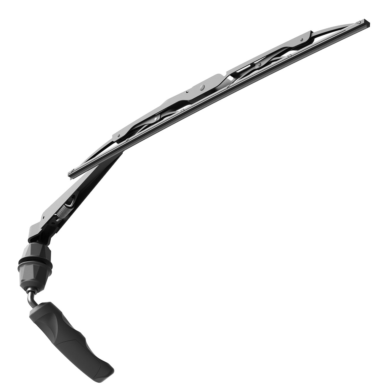 450/400mm Universal Manual Windshield Wiper Hand Operated Windshield Wiper  Kit Rubber Blade Replacement